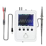 Oszilloskop-Kit, KKnoon 2,4-Zoll-TFT-Digital-Oszilloskop-Kit mit Netzteil und BNC-Clip-Kabelsonde (zusammengebaute fertige Maschine)