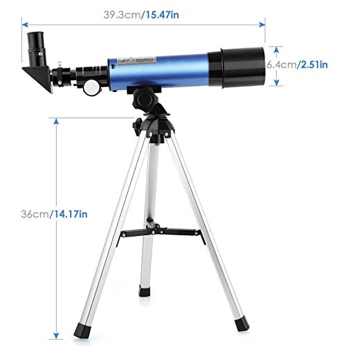 Timisea Lunar Telescope for Kids by 90x Magnification,Telescope for Adults & Kids with Tabletop Tripod and Two Eyepieces,Kids Toy Telescope for Kids to Explore Moon Space, View Wildlife - Thumbnail 3