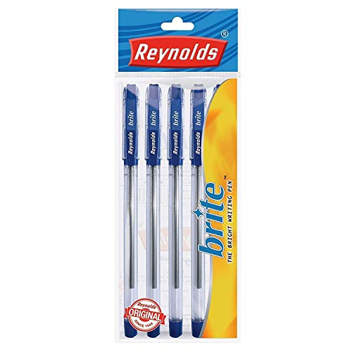 Brite 0.7mm Fine Point Ball Pens – Pack of 20 (Blue)