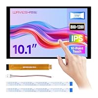 Waveshare 10.1inch DSI Capacitive Touch Display, 800x1280, IPS Panel, Optical Bonding Toughened Glass Panel, 10-Point Touch, for Raspberry Pi/RK3576/RK3506/ESP32-P4