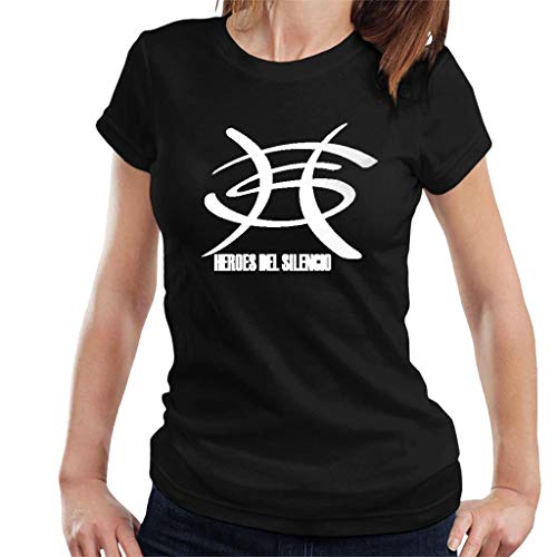 DIANXIAOERR Mujer Heroes del Silencio Logo 1 Easy Short Sleeved Camiseta/T-Shirt Large