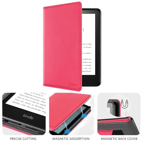 Image of CoBak Case with Stand for 6.8 inch E-Book Reader -Cover with Auto Sleep Wake,Card Slot,Hand Strap Feature - Fits 11th Generation(not Compatible with Meebook /KoBo)