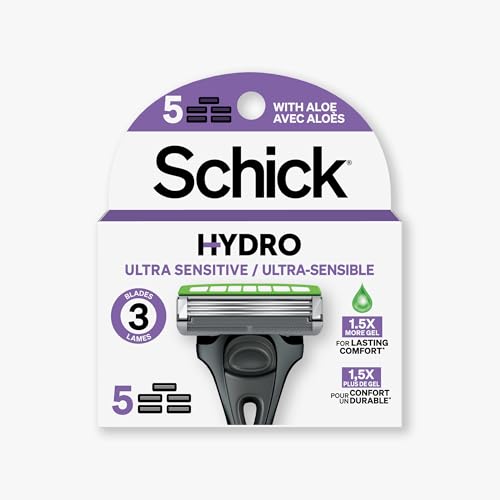 Schick Hydro Ultra Sensitive Razor Blades Refills 5ct