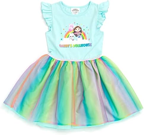 DREAMWORKS GABBY'S DOLLHOUSE Girls' Sleeveless Tutu Dress Toddler to Big Kid