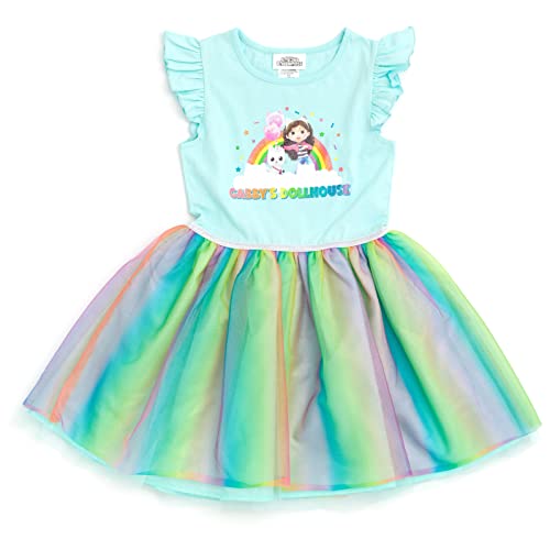 DREAMWORKS GABBY'S DOLLHOUSE Gabby Pandy Paws Girls Tulle Dress Toddler to Big Kid
