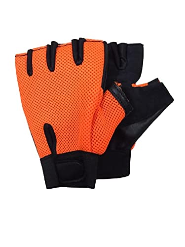 Freedom Sports Industries-Gym Gloves with Wrist Support || Gym Gloves || Streachable Gloves-Orange (B09HL7FLFV) Amazon Price History, Amazon Price Tracker