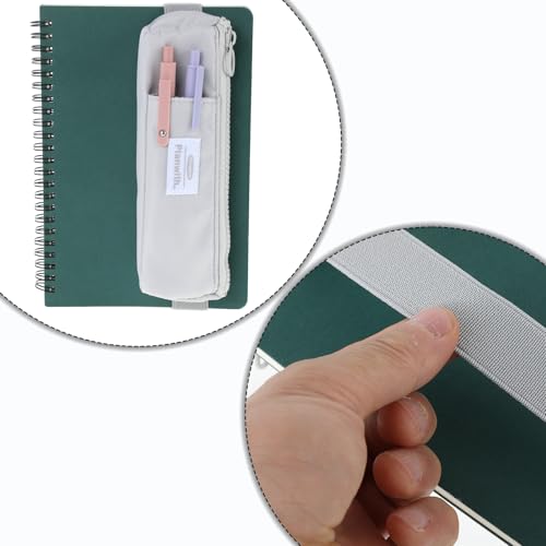 Gjinxi Suporte de caneta portátil para notebook, bolsa de caneta com faixa elástica ajustável, bolsa