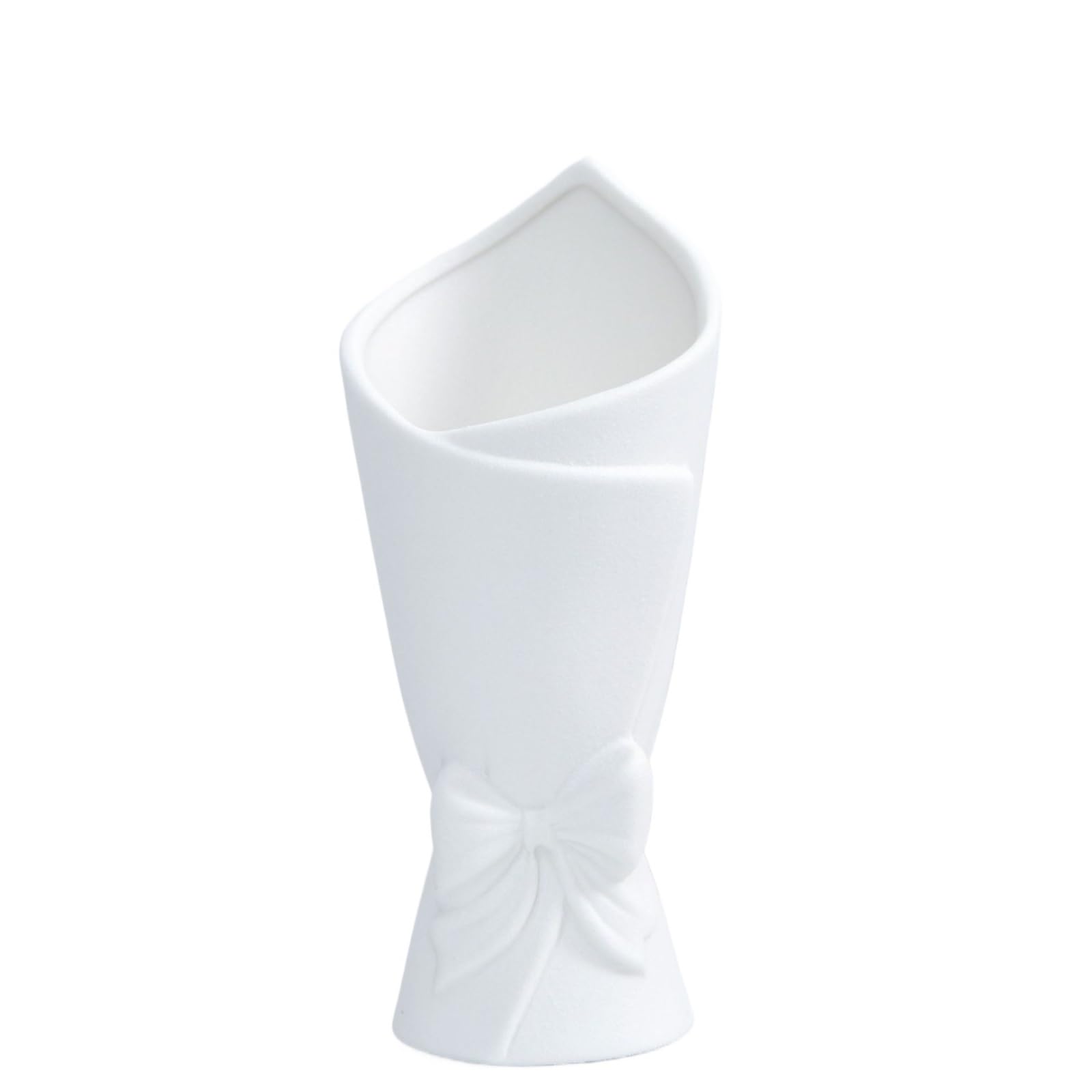 Flower Holder Classic Irregular Shape Ceramic Vase For Lving Room Office Shelf Decor For Centerpiece