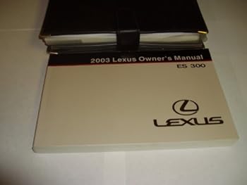 Paperback 2003 Lexus RX300 RX 300 Owners Manual Book