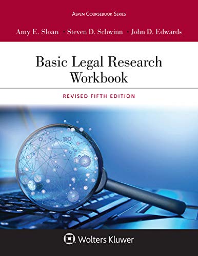 Basic Legal Research Workbook: Revised (Aspen Coursebook Series)