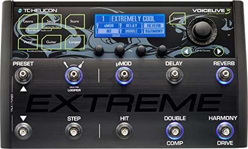 TC Helicon VOICELIVE 3 EXTREME Unrivaled Vocal and Guitar Effects Performance Floor Pedal with Backing Tracks, Looping, Automation and Audio Recording by TC Helicon - Image 6