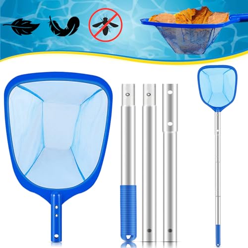 Retina Raccogli Foglie Piscina 140 CM con Asta Skimmer