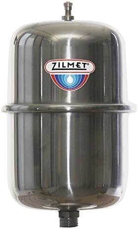 Zilmet ZS8 Inline Stainless Steel Expansion Tank, 2.1 Gallon Capacity
