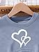 Ecolala Girl's Summer 3 Piece Outfits Graphic Short Sleeve Crop Top Cami and Shorts Clothes Set Blue 11-12Y