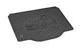 Passgenau Kofferraumwanne geeignet für Opel Mokka ab 2012 ideal angepasst schwarz Kofferraummatte + Gurtschoner