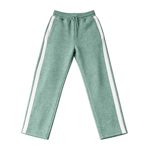 Pantalon décontracté ample couleur unie WWricotta pour homme