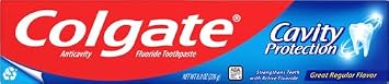 Colgate Cavity Protection Toothpaste with Fluoride - 8 ounce
