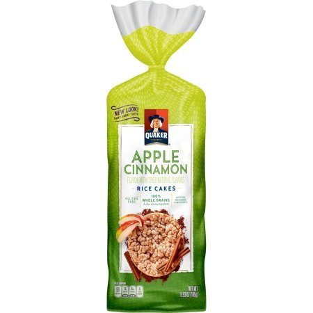 Quaker Apple Cinnamon Rice Cakes NG[J[ AbvViCXP[L180g [sAi]
