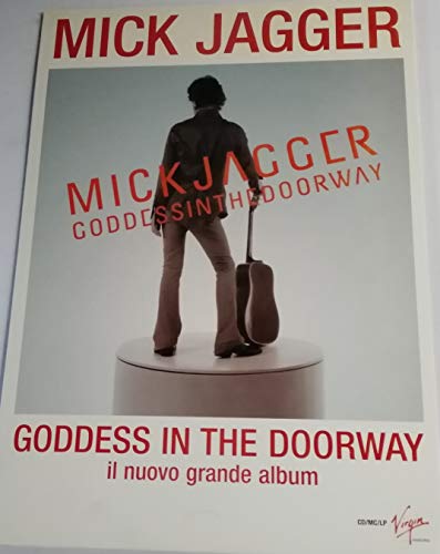 Mick Jagger Goddess in the Doorway Promo Display Stand 68 X 48 pouces panneau publicitaire carton