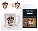 HARRY POTTER 1art1, Stemma De Grifondoro Tazza da caffè Mug (9x8 cm) E 1, Porta Carte di Credito (10x7 cm)