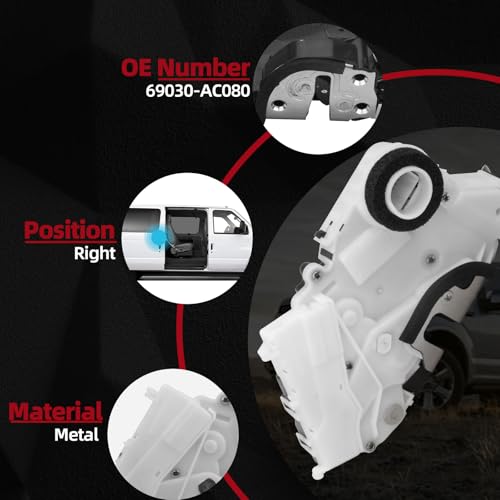 MITZONE Door Latch Lock Actuator Motor Compatible with 2004-2012 Toyota Prius Right Passenger Side Replace 69030-04030 69030-AC080 by MITZONE - Used condition - Image 3