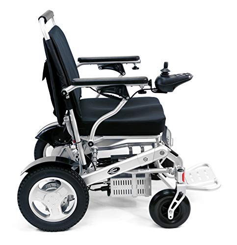 Karman Healthcare Tranzit Go Power Wheelchair Foldable Lightweight Silver