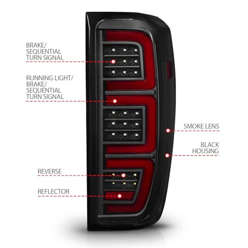 ANZO - Black/Smoke LED Tail Lights by ANZO - Image 4