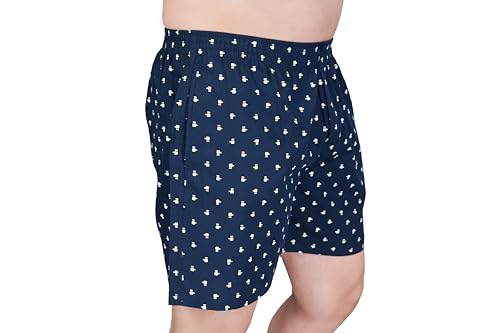 Image of Nermosa Pure Cotton Comfortable & Breathable Printed Regular Shorts /Boxer for Men, Pack of 3