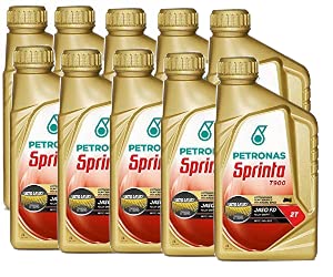 Kit 10 Olio Petronas Sprinta t900 100% Synth Olio
