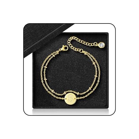 Margelife Thank You Gifts 14k Gold Charm Bracelets Thinking of You Gratitude Congratulations Employee Teacher Cover