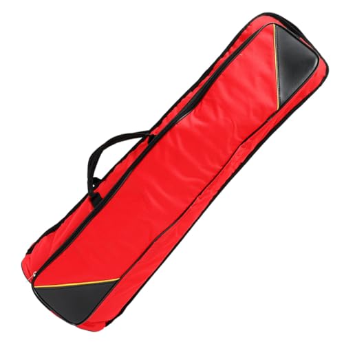 OFFSCH Trombone Bag Case Waterproof Oxford Cloth Trombone Holder Instrument Storage Bag Red Music Accessories