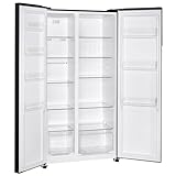 CANDY CHSBSV 5172EBKN Total No Frost American Style Fridge Freezer - Black - E Rated - Image 3