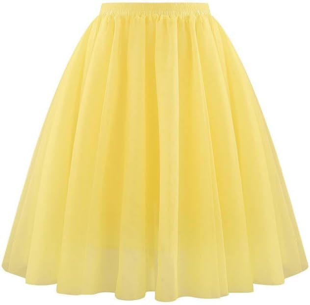 Tutu Skirts for Women Layered Ballet Dress Tulle Midi Knee Length Puffy Skirt 2025 Fashion Summer Boho Dresses