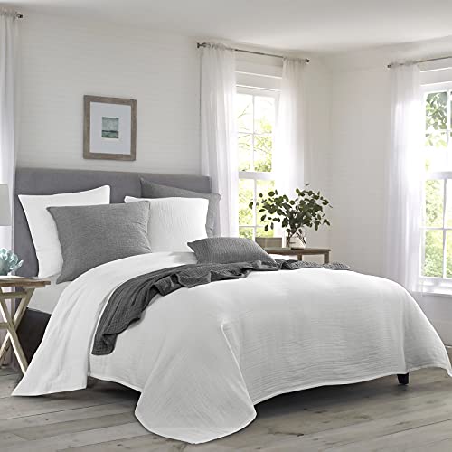 Phf 100% Cotton Muslin Blanket King Size 108" X 90", Lightweight And Breathable Blanket For Summer, Ultra Soft Blanket Layer For Couch Bed Sofa, Elegant Home Decoration White #TOP3