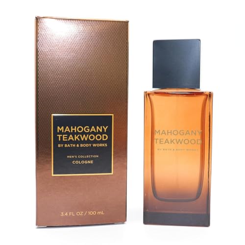 Bath and Body Men's Cologne Spray Mahogany Teakwood 3.4 oz 100ml.