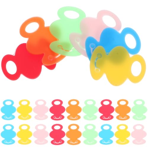 Imagen de Healeved 24 Piezas Fundas De Silicona Para Llaves Etiquetas Identificadoras Flexibles Y Resistentes Para OrganizacióN De Llaves En Casa Y Oficina Marcadores De En Colores Surtidos