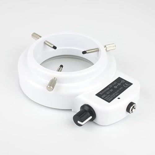 Microscópio de laboratório, slides, 144 LED, luminária de iluminador para lente de microscópio estér