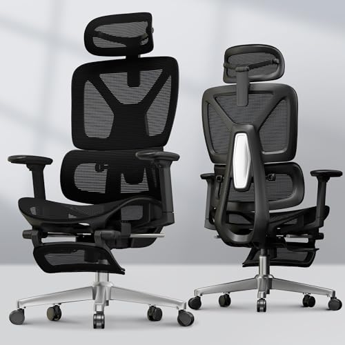 FLEXISPOT ErgoX Ergonomic Office Chair with Footrest