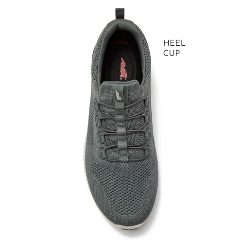 Avia Anchor SR Mesh Slip On Black Non Slip Shoes for Men, Water Resistant Mens Work Shoes & Restaurant or Food Service Sneakers, Comfortable Slip Resistant Work Shoes Men - Dark Grey, 10 Extra Wide - Thumbnail 4