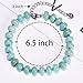 CHCCOYE 5x8mm Natural Healing Gemstone Bracelet – Handmade Yoga Beaded Bracelet, Stress-Relief Crystal Jewelry for Men & Women (Amazonite)