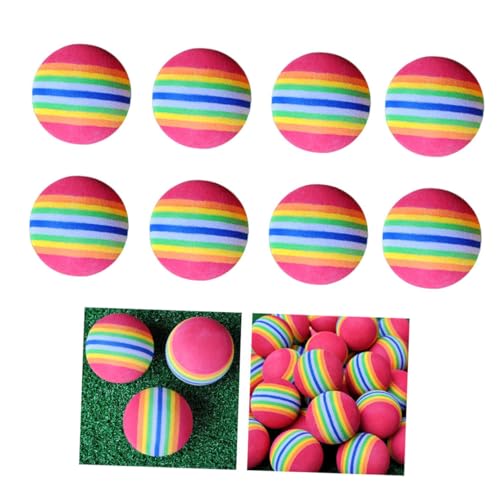 DECORNIJIA 8個 製レイン ーゴルフ練習用ボール 軽量柔軟 設計 室内外アプローチショット練習用