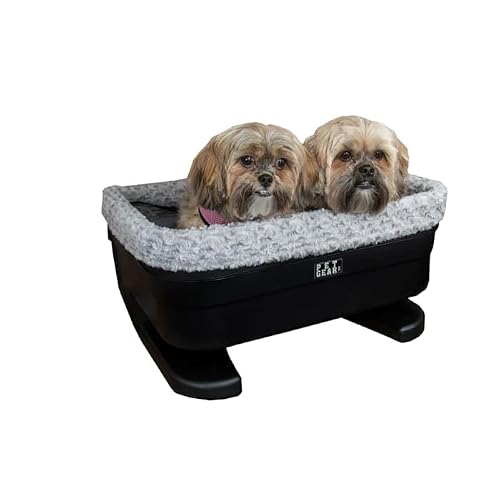 Pet Gear Booster Seat For Dogs/Cats, Removable Washable Comfort Pillow + Liner, Safety Tethers Included, Installs In Seconds, No Tools Required, 3 Colors #TOP27