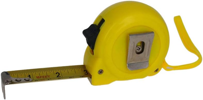 Utoolmart 5m / 16.4ft Measuring Tape, Retractable Tape Measure, Metric Scale,Stainless Steel,Plastic Case,Ruler Precision Measuring Tools 1Pcs