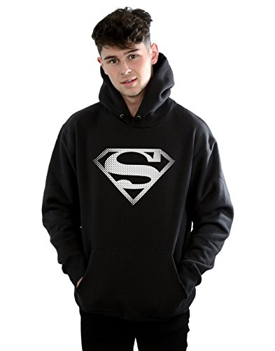 DC Comics Men's Batman Halloween Logo Hoodie XX-Large Black