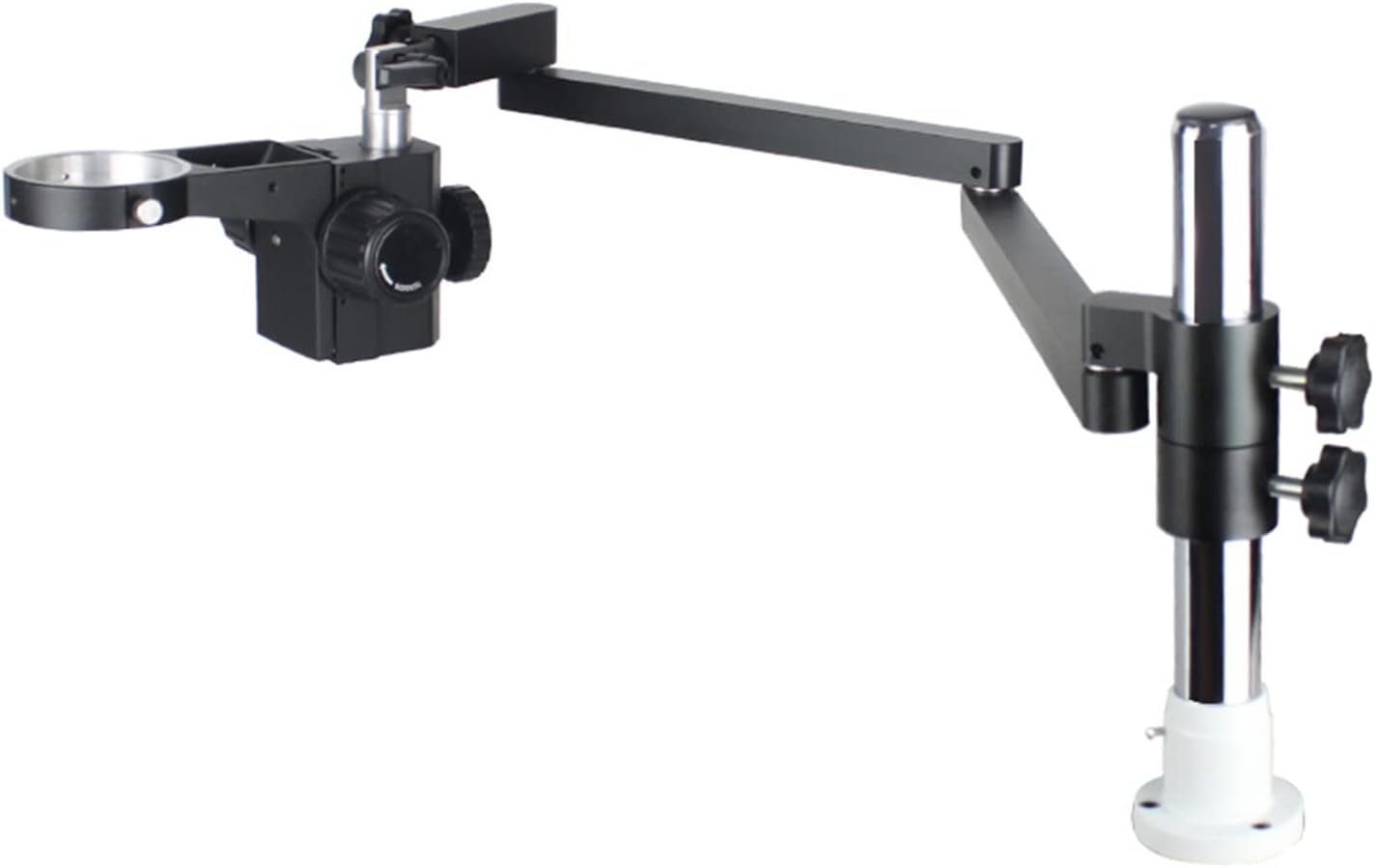 Microscope Accessories Kit 76mm Stereo Trinocular Microscope 50mm Video MicroscopeCamera Universal Adjustable Direction Clamp Arm Pillar Clamp Holder Microscope Slides(50MM A)