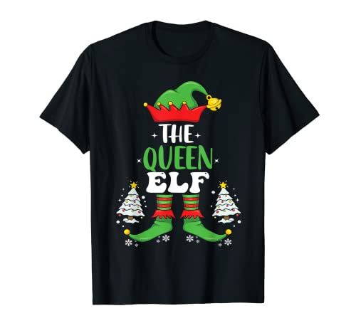 The Queen Elf Family - Regalos de fiesta de Navidad a juego Camiseta