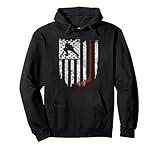 Hockey American USA Flag Hoodie Mens Tee Hoodie Pullover Hoodie