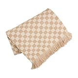 Mud Pie Checkered Blanket; 60' x 50'