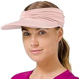 Elegante sombrero de moda: este sombrero de visera deportiva combina la visera con estilo turbante africano. Mira la tela elástica en la parte superior, simplemente cambia la forma y el estilo del sombrero a voluntad.