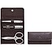 Produktbild Zwilling TWINOX Maniküre Set 3-teilig Pediküre Pflege Hände Füße Reise Mann Frau Rindleder Braun Kombi-Nagelschere Pinzette Nagelfeile 97526-007-0
